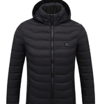 11-Zone Electric Heated Hoodie Jacket — USB Powered Winter Coat 5