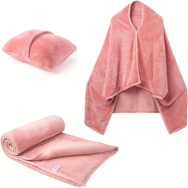 2-in-1 Portable Electric Heated Blanket & Travel Pillow 3