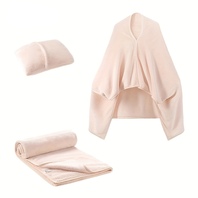 2-in-1 Portable Electric Heated Blanket & Travel Pillow 5