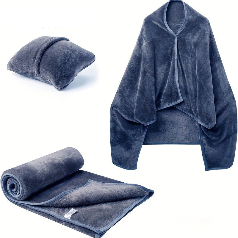 2-in-1 Portable Electric Heated Blanket & Travel Pillow 6