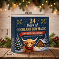 Highland Cow Advent Calendar — 24 Collectible Mini Figurines 1