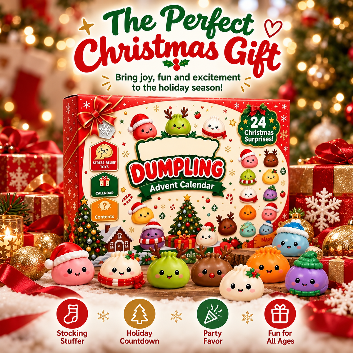 24-Day Squishy Advent Calendar – Christmas Surprise Toy 4