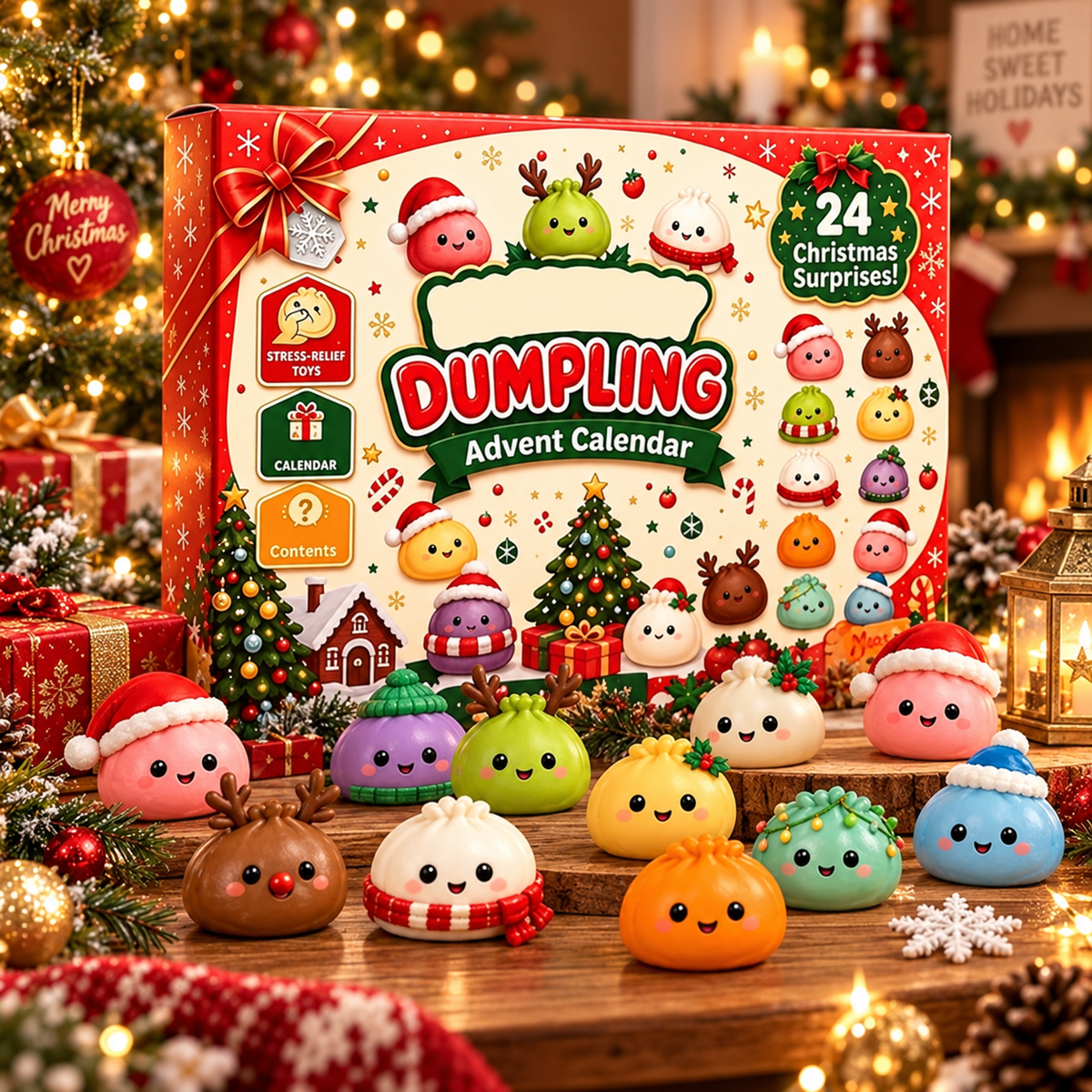 24-Day Squishy Advent Calendar – Christmas Surprise Toy 1