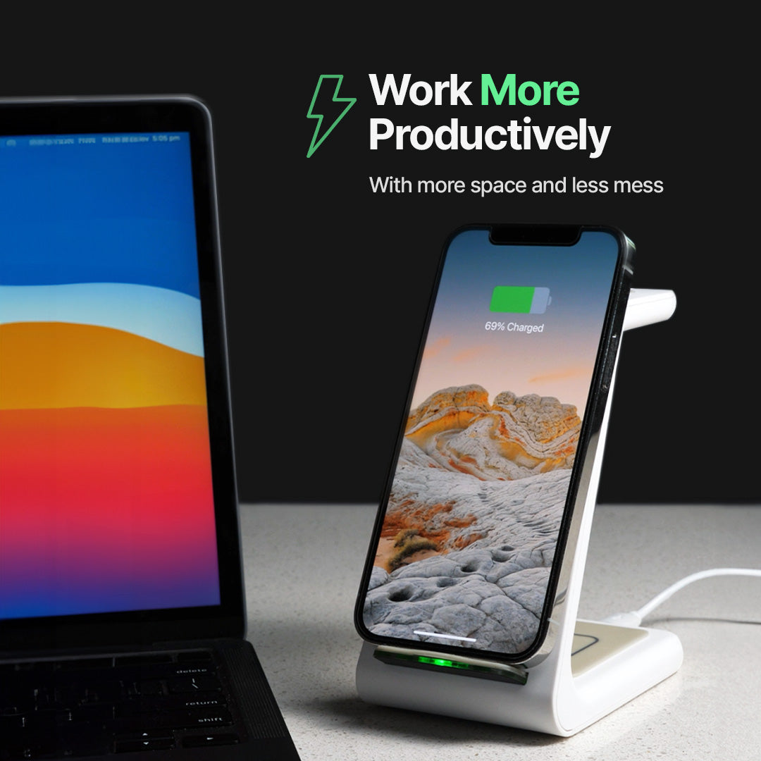3-in-1 Fast Wireless Charging Station — 15W Multi-Device Dock 4