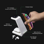 3-in-1 Fast Wireless Charging Station — 15W Multi-Device Dock 8