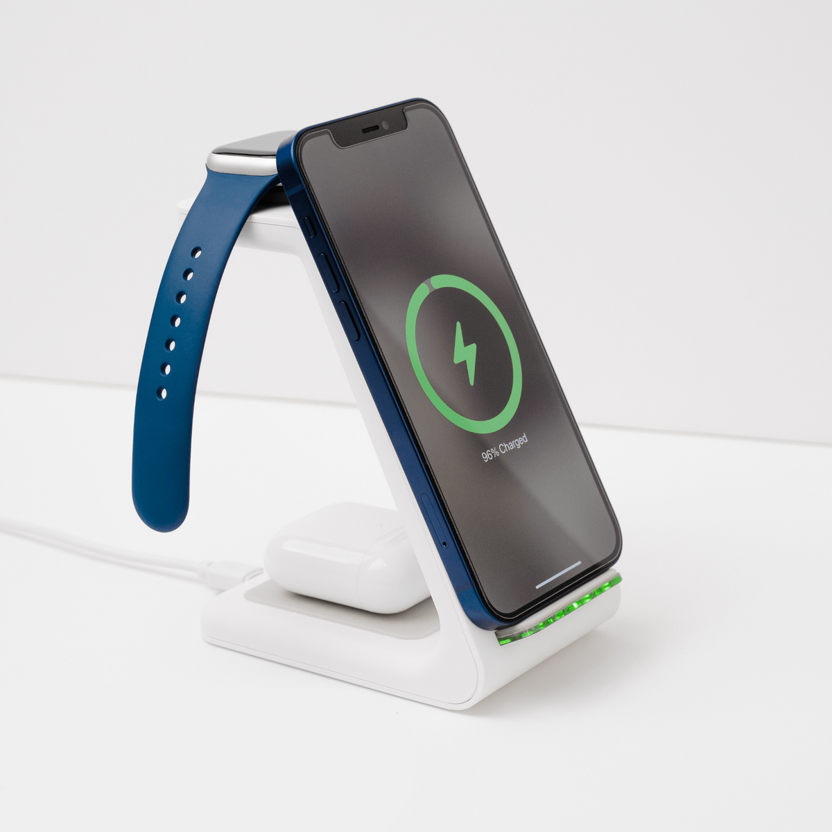 3-in-1 Fast Wireless Charging Station — 15W Multi-Device Dock 1