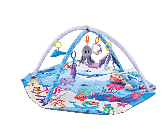 8-in-1 Baby Activity Play Mat — 6 Detachable Sensory Toys 3