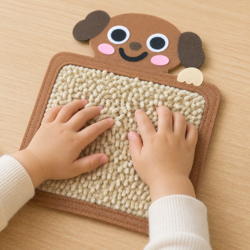 Sensory Toys Animal Mats — 8-Piece Tactile Play Set for Kids 2