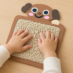 Sensory Toys Animal Mats — 8-Piece Tactile Play Set for Kids 2