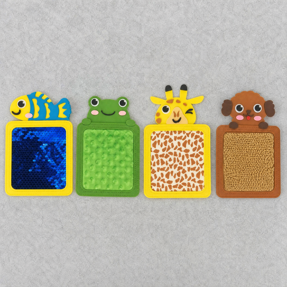 Sensory Toys Animal Mats — 8-Piece Tactile Play Set for Kids 4