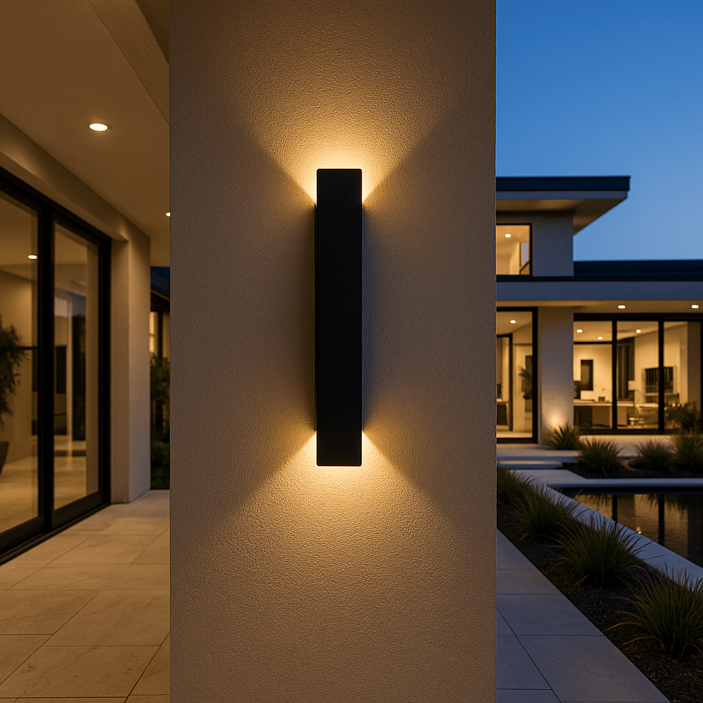ARCELLA Cylindrical LED Wall Sconce — Metal & Acrylic Light 2