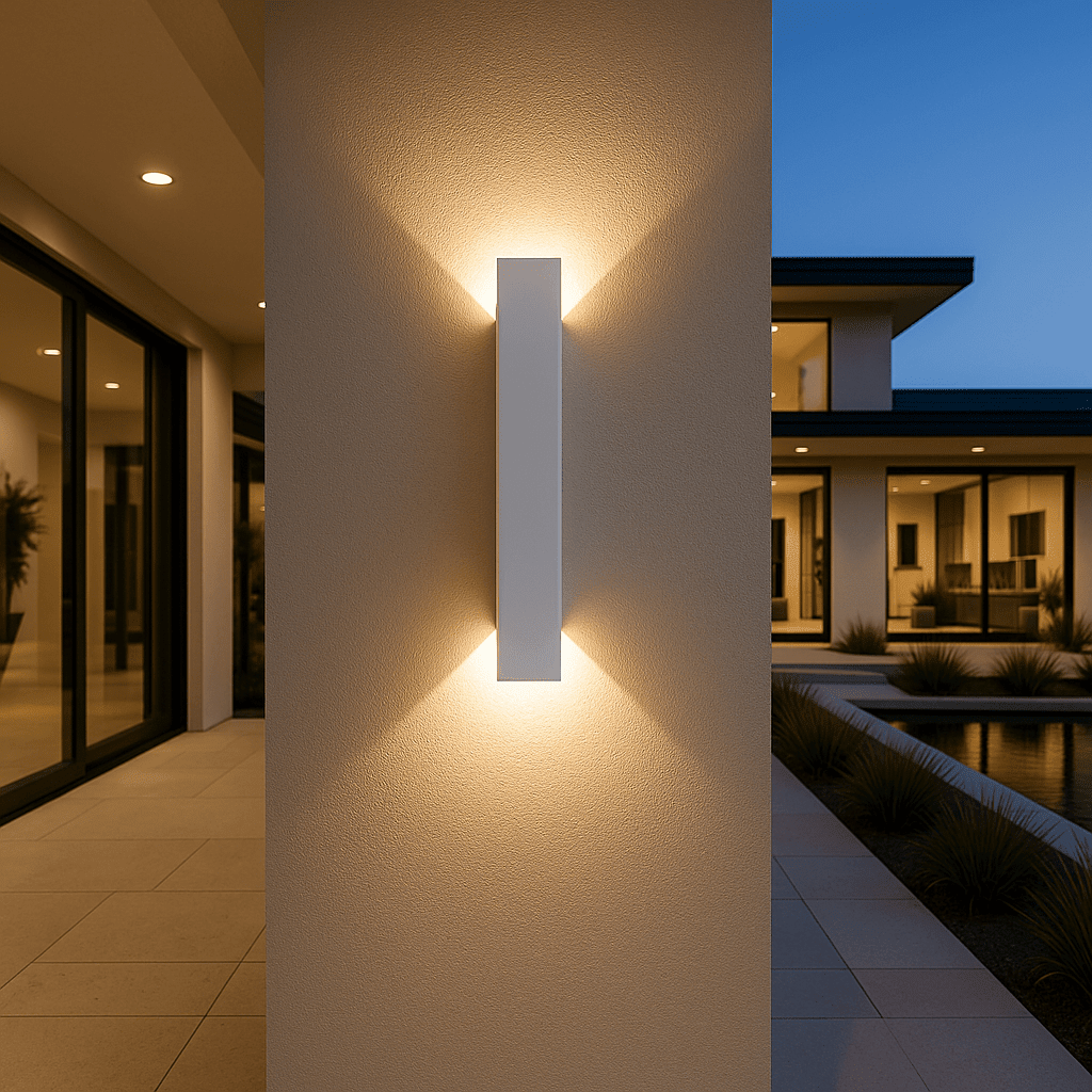 ARCELLA Cylindrical LED Wall Sconce — Metal & Acrylic Light 1