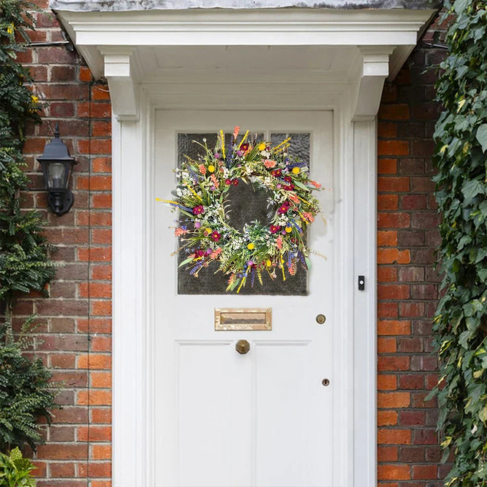 Artificial Flower Wreath — Indoor & Outdoor Door Décor 1