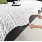Herringbone Sofa Cover Scallop Edge — Microfiber Couch Protector 6