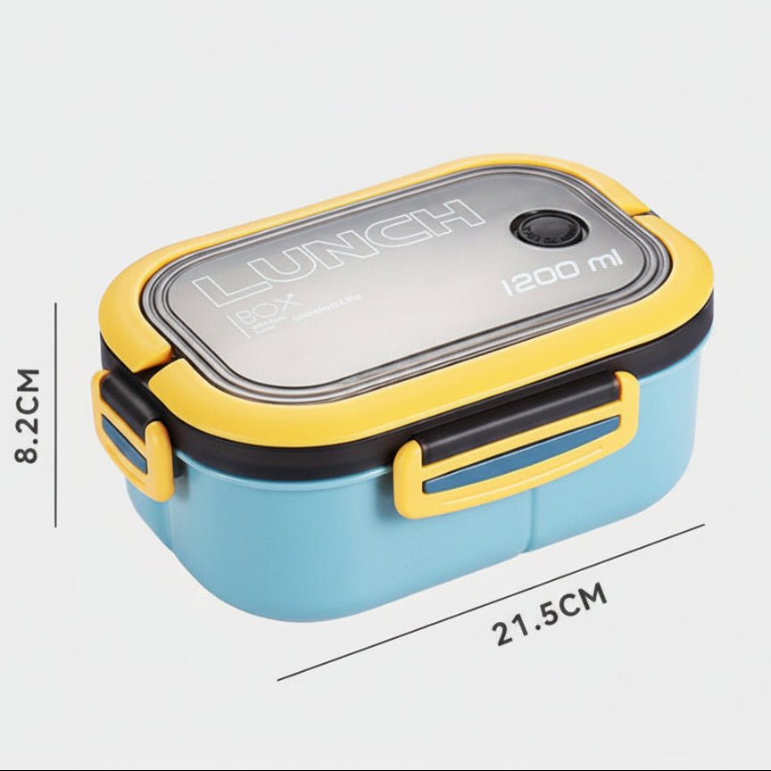 BENTOMATE Two-Layer Bento Lunch Box with Cutlery 11