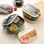 BENTOMATE Two-Layer Bento Lunch Box with Cutlery 6