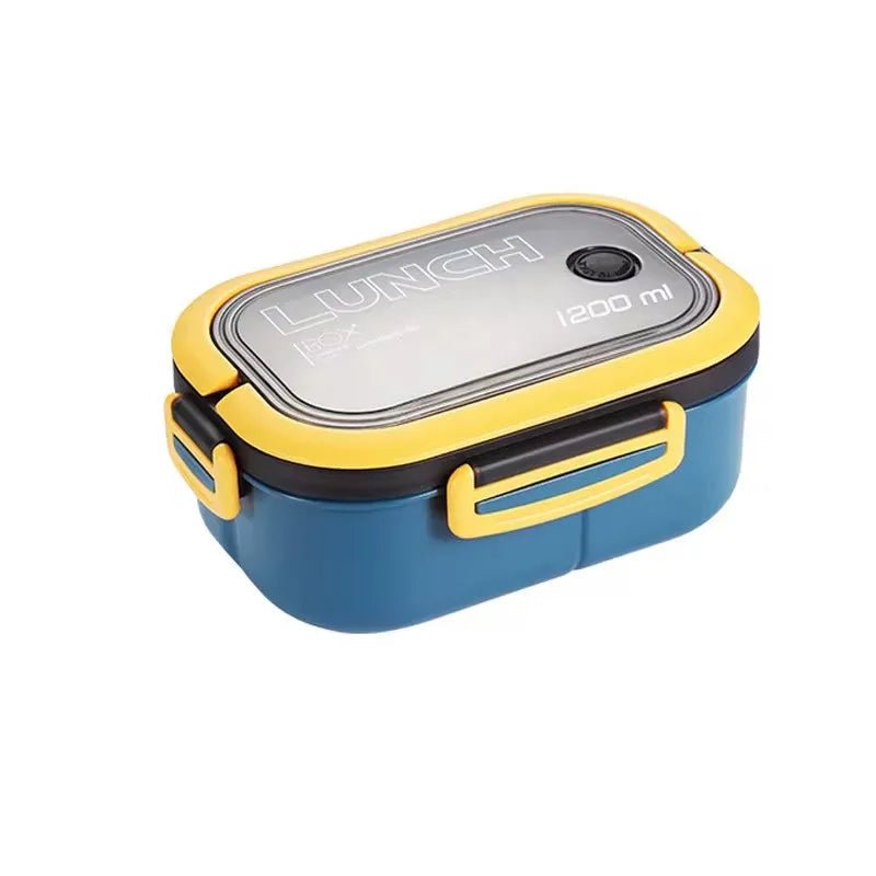 BENTOMATE Two-Layer Bento Lunch Box with Cutlery 9
