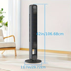 Bladeless Tower Fan — 60° Oscillation & 12H Timer 7
