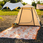 Boho Floral Cotton Blanket with Fringe — 100% Cotton Throw 10