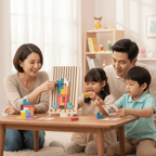 Montessori Toys — BriqLearn Wooden Tetris Stacking Game 3