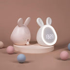 Bunny LED Kids Alarm Clock with Color-Changing Night Light 1