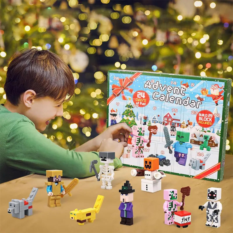 Christmas Advent Calendar 2026 — 24 Doors & 29 Block Figures 3