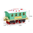 Christmas Tree Toy Train Set with Lights — Mounts on Trunk 11