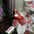 Christmas Tree Toy Train Set with Lights — Mounts on Trunk 5
