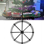 Christmas Tree Toy Train Set with Lights — Mounts on Trunk 7