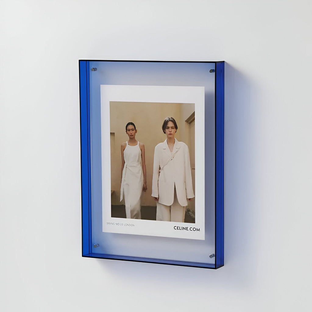 Clear Acrylic Picture Frame — Minimalist Colorful Design 12