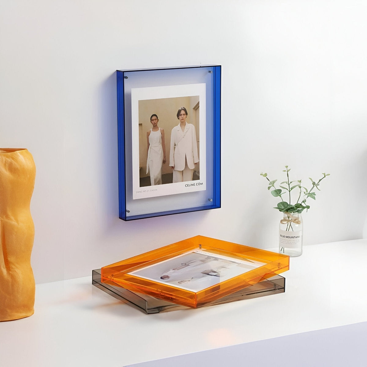 Clear Acrylic Picture Frame — Minimalist Colorful Design 2