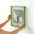 Clear Acrylic Picture Frame — Minimalist Colorful Design 3