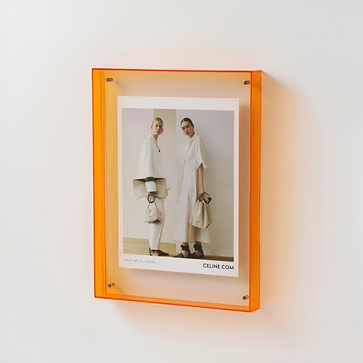 Clear Acrylic Picture Frame — Minimalist Colorful Design 4