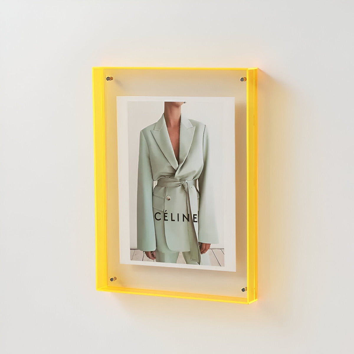 Clear Acrylic Picture Frame — Minimalist Colorful Design 6