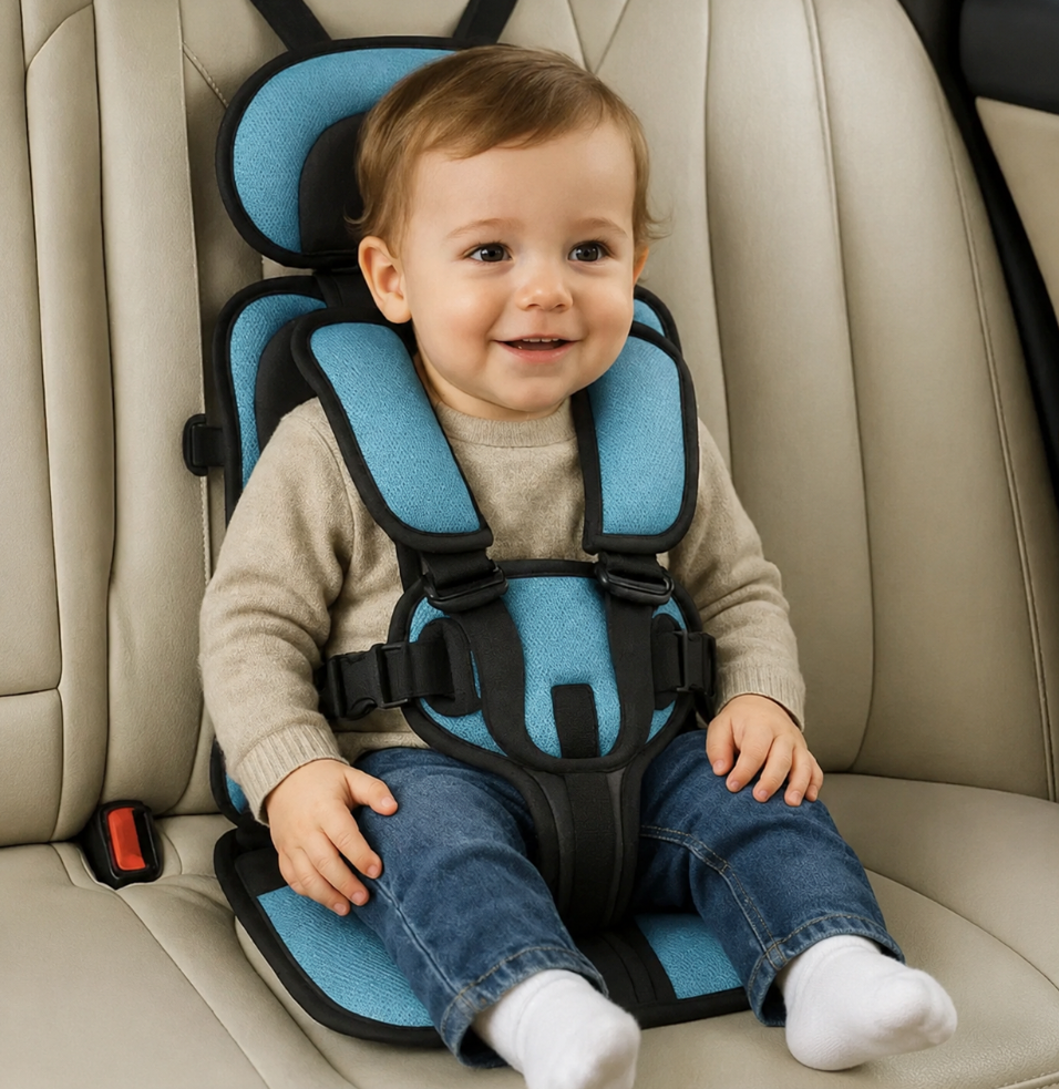 Foldable Child Travel Booster Seat — 5-Point Harness, 132 lb 18