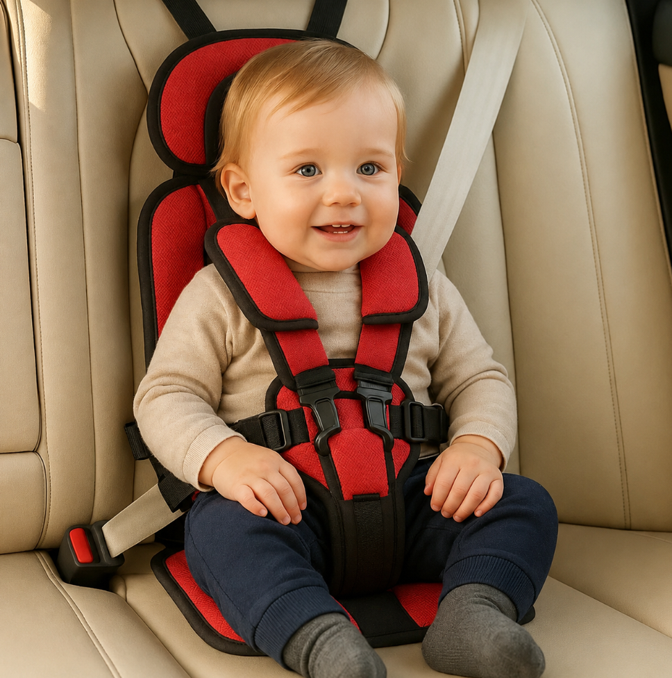 Foldable Child Travel Booster Seat — 5-Point Harness, 132 lb 2