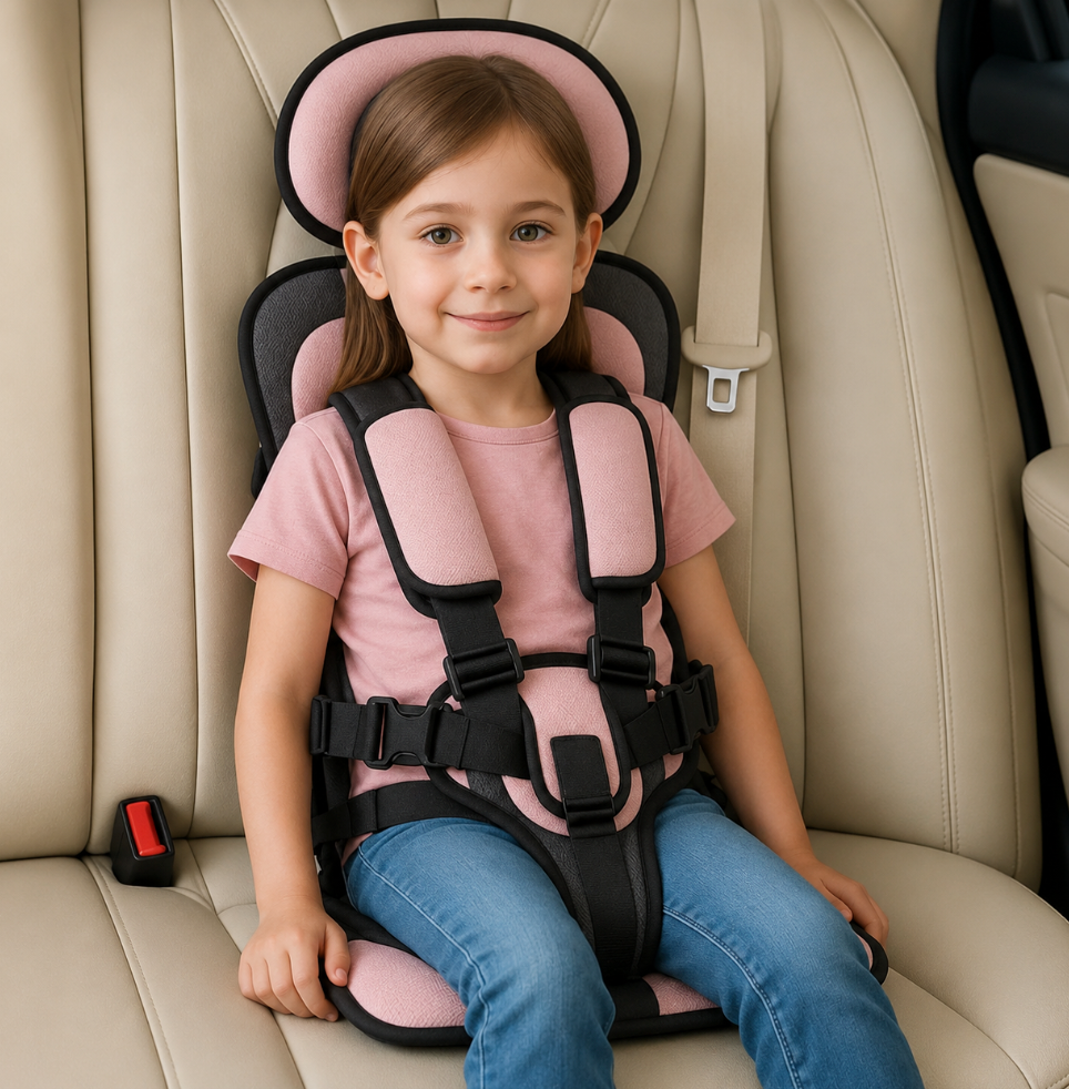 Foldable Child Travel Booster Seat — 5-Point Harness, 132 lb 20