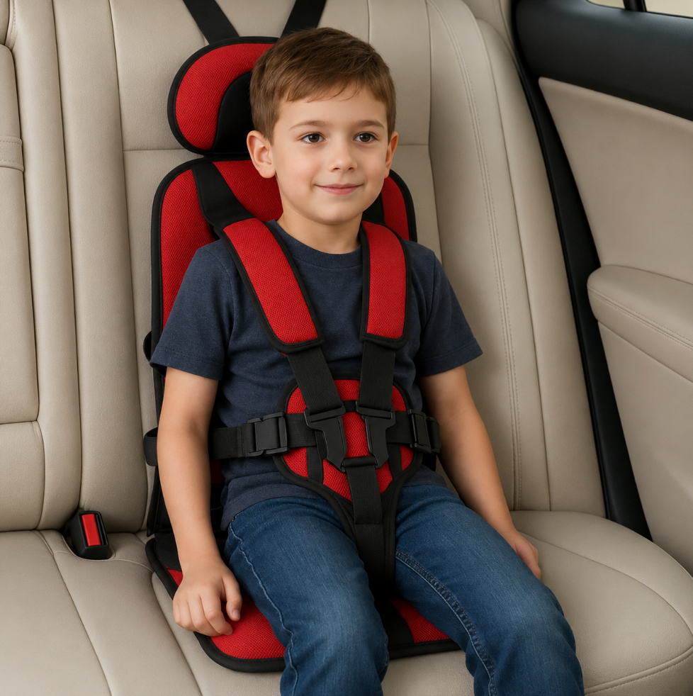 Foldable Child Travel Booster Seat — 5-Point Harness, 132 lb 21