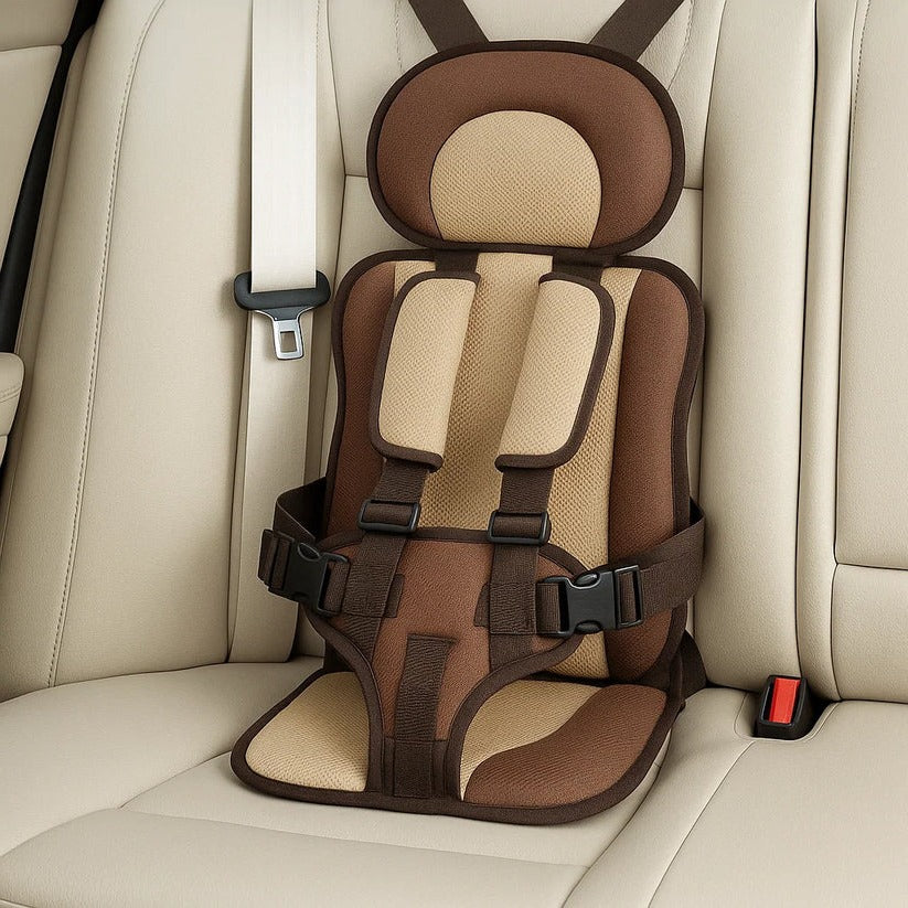Foldable Child Travel Booster Seat — 5-Point Harness, 132 lb 6
