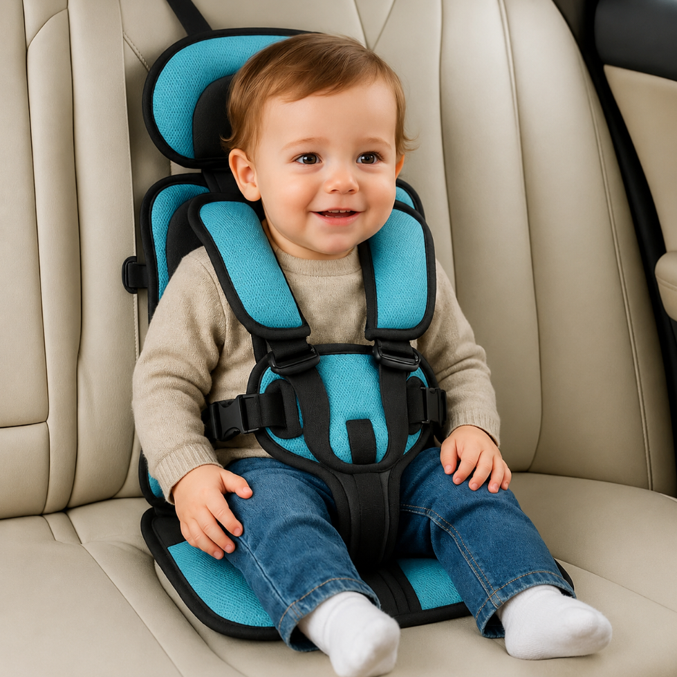 Foldable Child Travel Booster Seat — 5-Point Harness, 132 lb 1