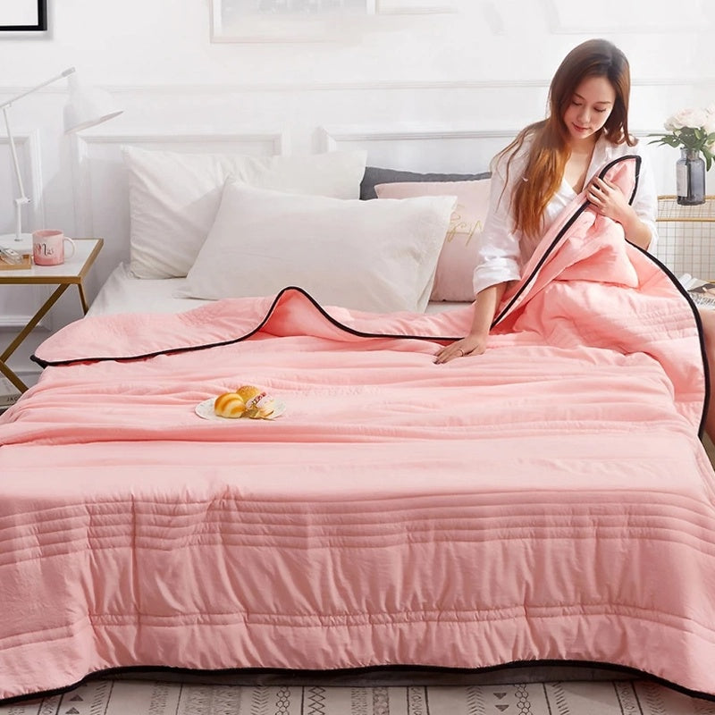 Cooling Sleep Blanket for Hot Nights — Breathable & Soft 11