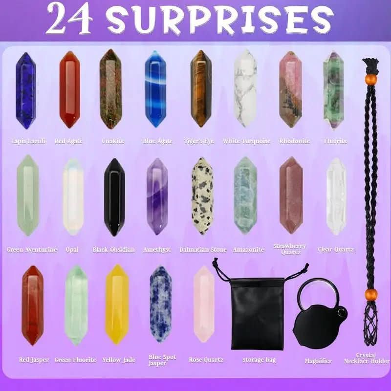 Crystal Advent Calendar 2025 — 24 Unique Natural Gemstones 4