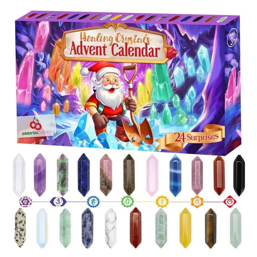 Crystal Advent Calendar 2025 — 24 Unique Natural Gemstones 1