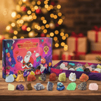 Crystal Advent Calendar — 24 Real Natural Crystals & Minerals 1