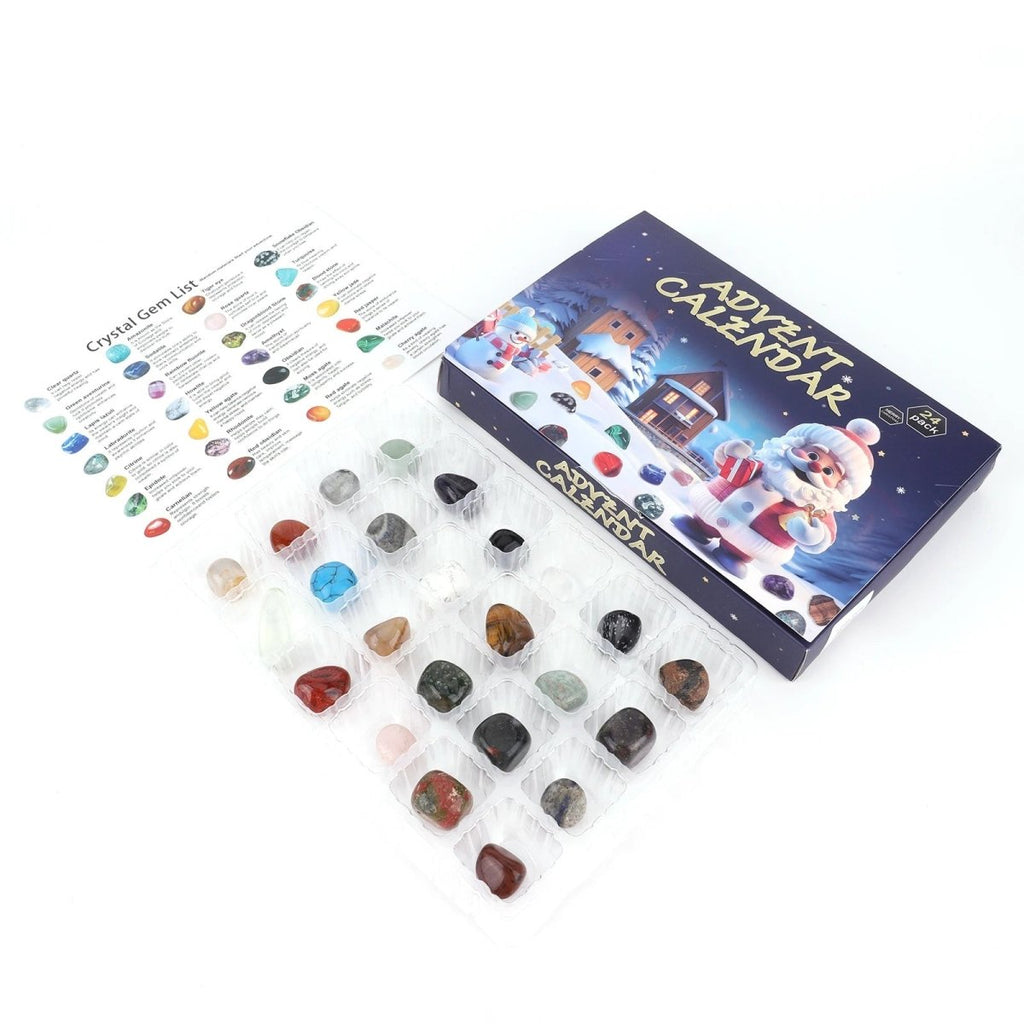 CrystalCount 2025 Gemstone Advent Calendar — 24 Real Crystals 5