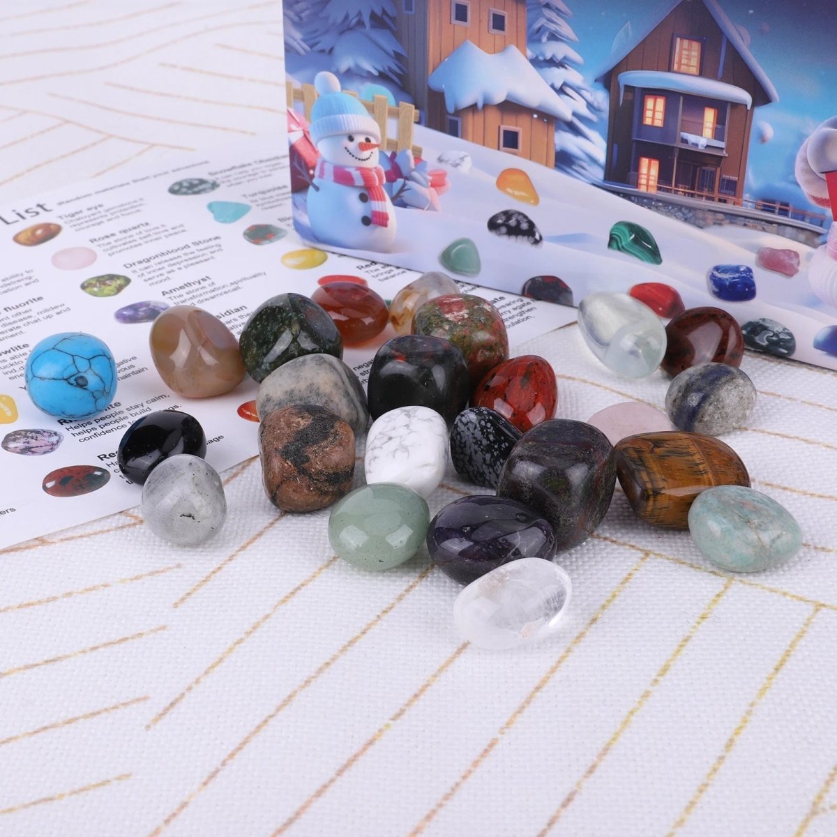 CrystalCount 2025 Gemstone Advent Calendar — 24 Real Crystals 7