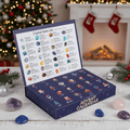 CrystalCount 2025 Gemstone Advent Calendar — 24 Real Crystals 1