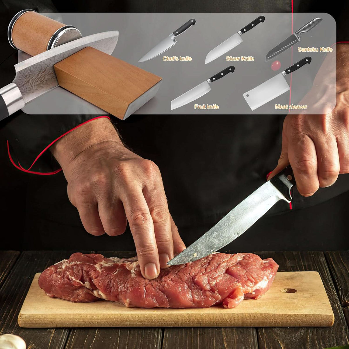 Diamond Roller Knife Sharpener — Precise Edge for All Blades 8