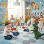 Dinosaur Toy Shooting Game for Kids — DinoAim Foam Ball Set 4