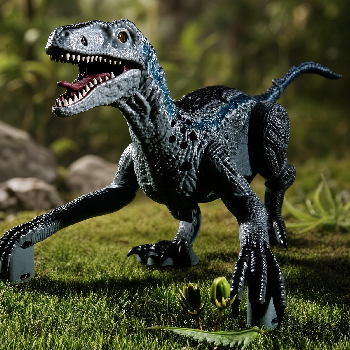 Dinosaur Toy with Lights & Sounds — Dinorex Velociraptor 1